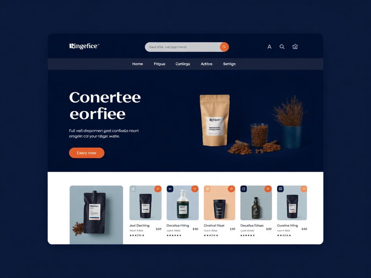 Ridgefield Coffee ecommerce storefront